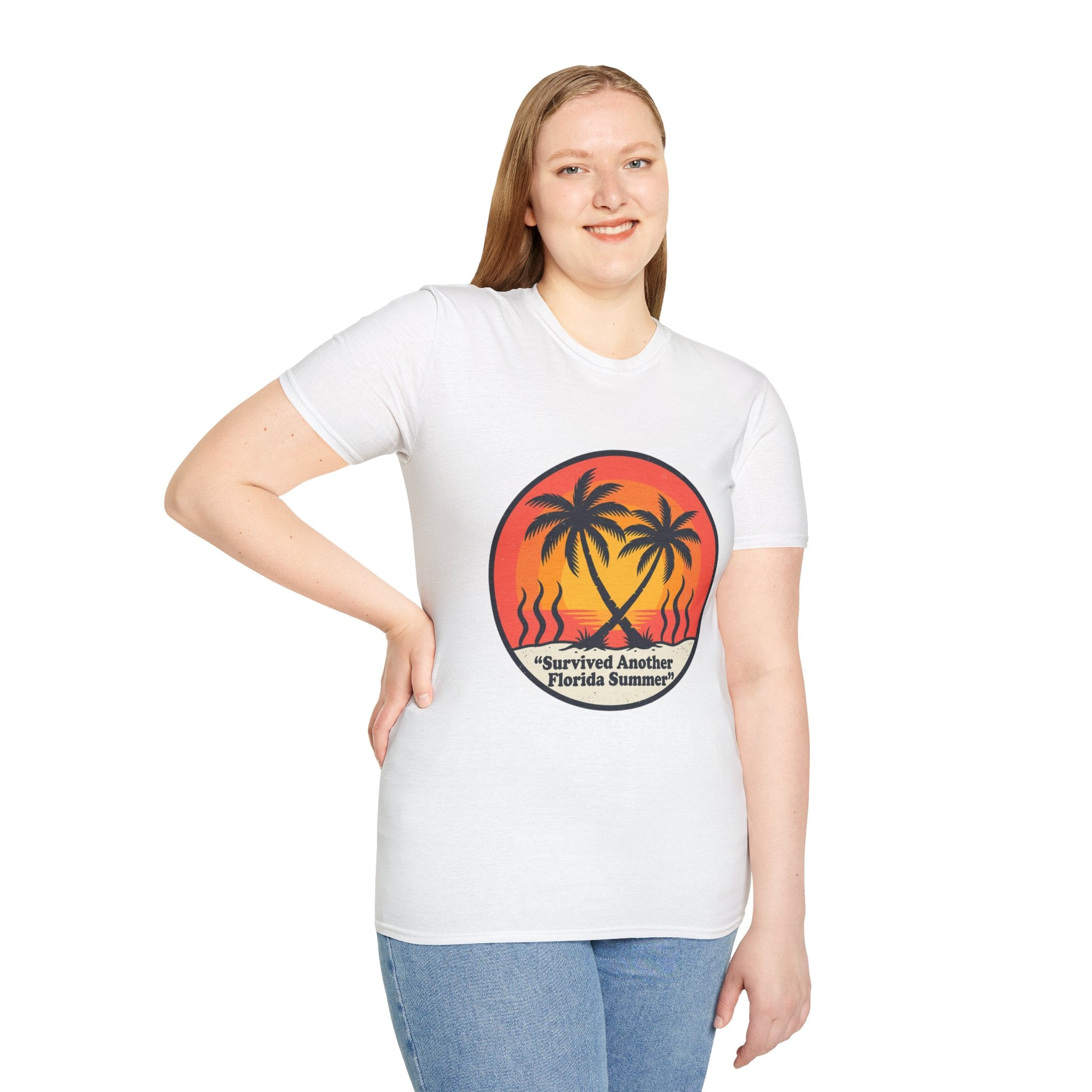 Survived Another Florida Summer Vintage Graphic T-Shirt