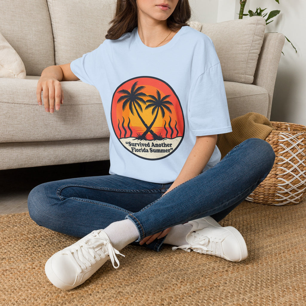Survived Another Florida Summer Vintage Graphic T-Shirt