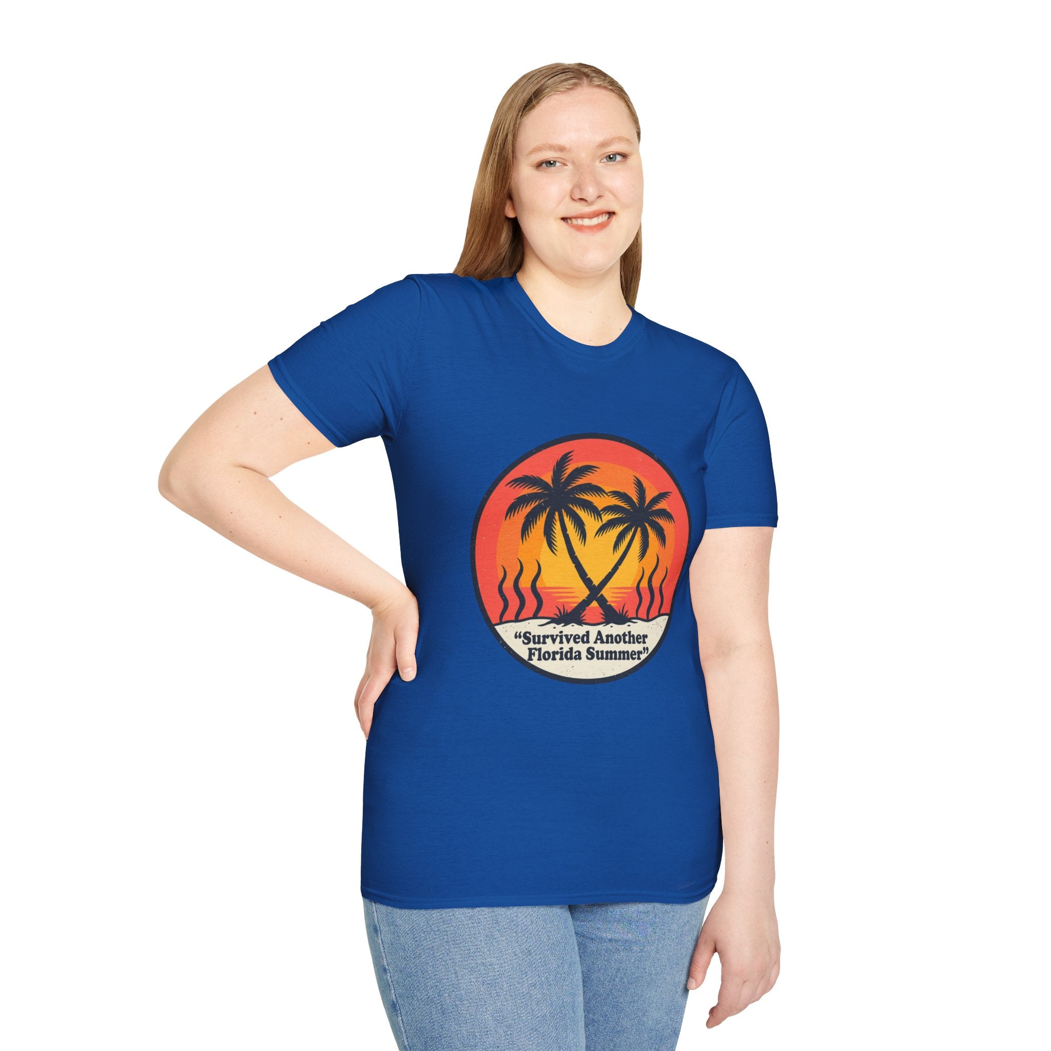 Survived Another Florida Summer Vintage Graphic T-Shirt