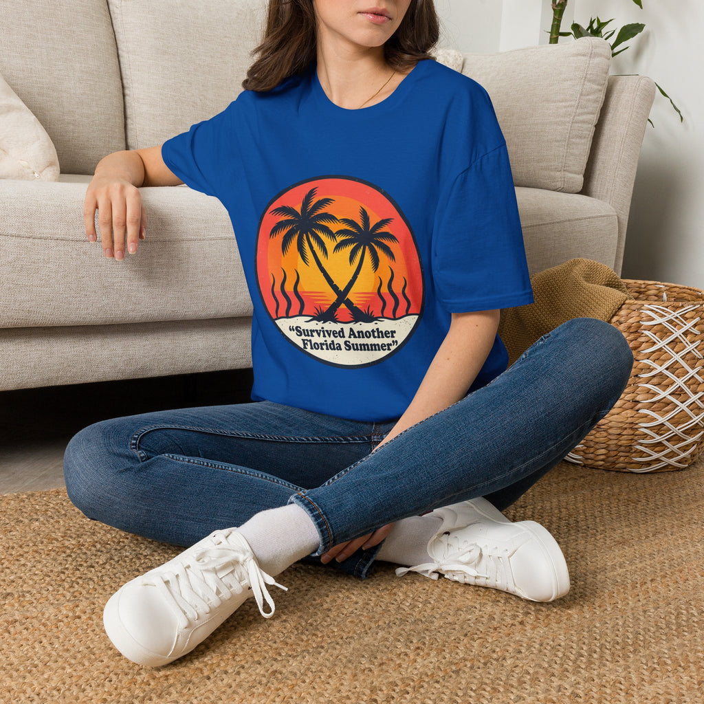 Survived Another Florida Summer Vintage Graphic T-Shirt