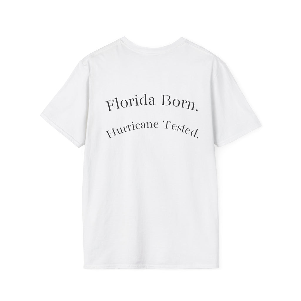 Florida Born Hurricane Tested Vintage Graphic T-Shirt