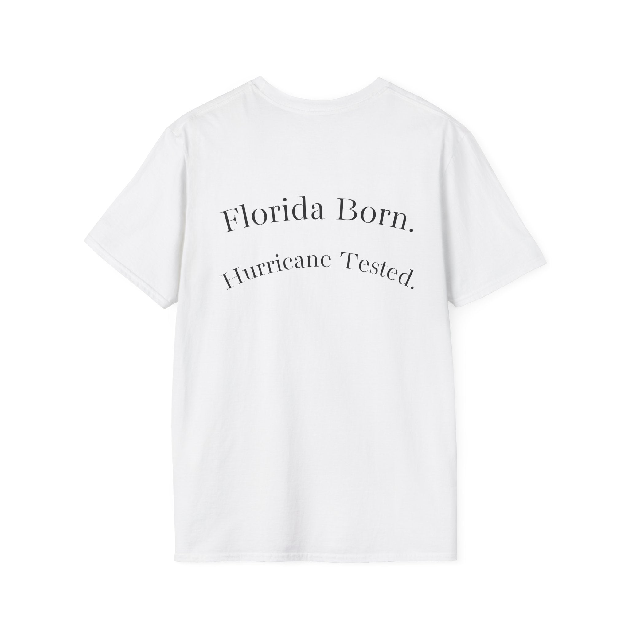 Florida Born Hurricane Tested Vintage Graphic T-Shirt