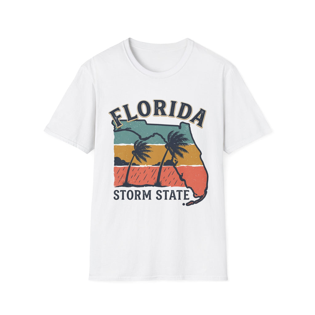 Florida Born Hurricane Tested Vintage Graphic T-Shirt