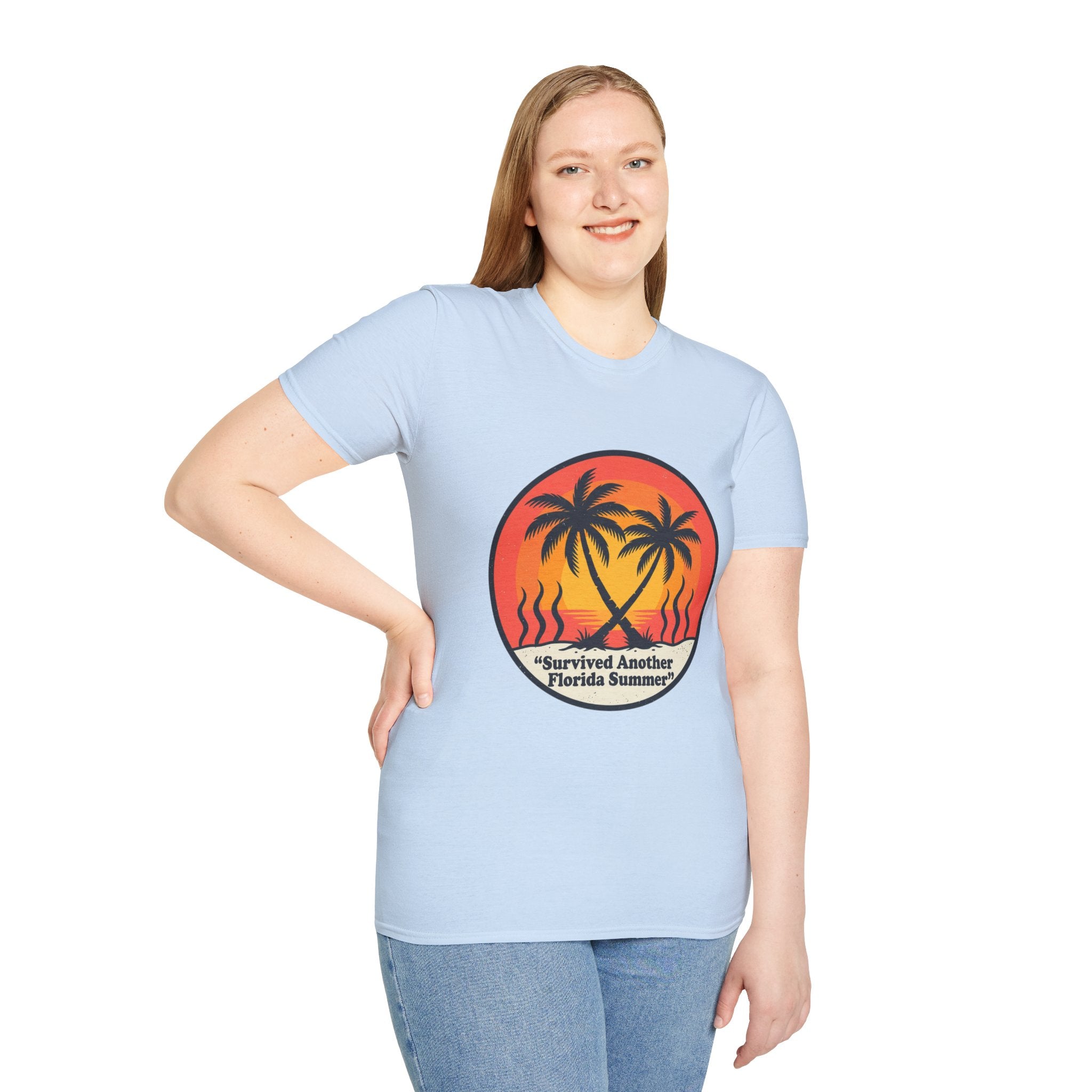 Survived Another Florida Summer Vintage Graphic T-Shirt